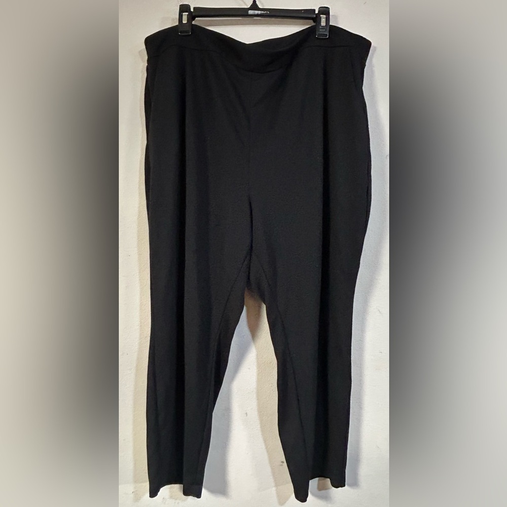 Lane Bryant Black Flex Waistband Ponte Ankle Mid Rise Size 22/24